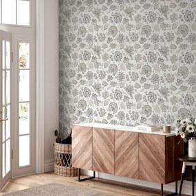 Arthouse Signature 1 English Garden szürke virágos papír tapéta – 924707