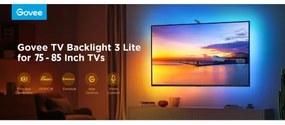 Govee - TV Backlight 3 Lite TV 75-85" SMART LED Háttérvilágítás RGBICW Wi-Fi IP67