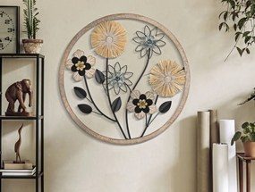 Vas/fa falpanel ø 50x3cm