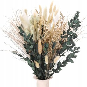 Pampas Fű szárított Dekorációs Vázacsokor 43cm 110ÁGAK Ajándék