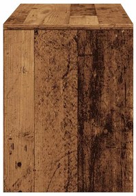 öltözőszék Régi fa 70x35x45 cm Gépelt fa