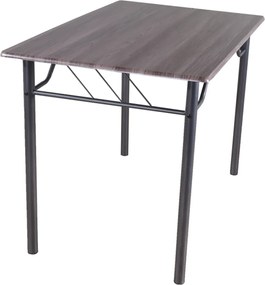 Étkezőgarnitúra, barna/fekete, GIROL SET 1+4