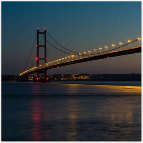 Poszterek 100x100 Megvilágított híd