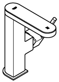 GROHE 23958003 - PLUS csaptelep, M méret, fényes króm