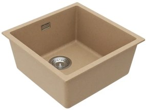 ALVEUS 1150047 - OMNI 45x45 cm gránit konyhai mosogató, bézs