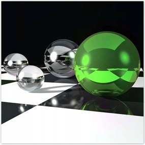 Poszterek 100x100 Smaragdzöld