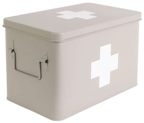 Medicine bézs fém gyógyszeres doboz, szélesség 31,5 cm - PT LIVING