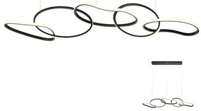 Redo 01-2599 - LED dimmelhető kábelre függesztett lámpa BIAS LED/108,6W/230V 3000K fekete