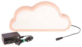 Rózsaszín gyerek éjjelilámpa Cloud – Candellux Lighting