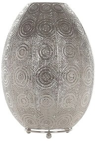 Ezüstszínű fém asztali lámpa 30 cm MARINGA Beliani