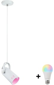 Paulmann 79767 - LED RGBW 1xE27/15W Kábeles függeszték LAVEA 230V fehér