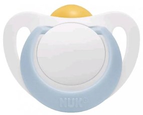 NUK Star baba cumi latex 0–6 h, kék