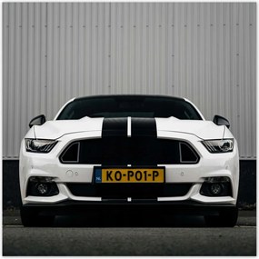 Poszter 70x70 Ford Mustang csíkos