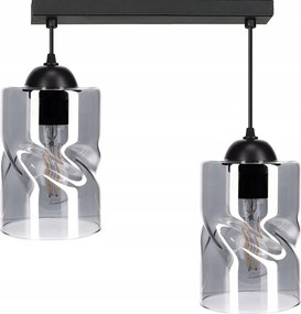 Függő lámpa csillár plafon Loft 2 üveg