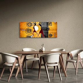 Kép - Ősi festészet (120x50 cm)