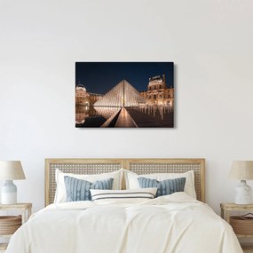 Kép - Louvre éjjel (90x60 cm)