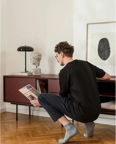 Borvörös TV-állvány 189x61x42 cm Mod – noo.ma