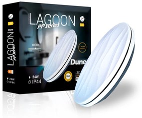 Lagoon Dune 24 W-os ø390 mm kerek natúr fehér mennyezeti lámpa IP44-es védettségű