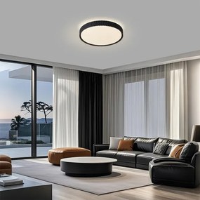 Brilagi - LED dimmelhető mennyezeti lámpa ORINO LED/54W/230V 3000-6000K fekete átm. 43 cm + távirányító