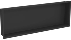 Mexen X-Wall-R fürdőszoba süllyesztett polc kerettel 90 x 30 cm, Fekete - 1970903010