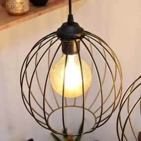 MERCURE LED csillár 3xE27/15W/230V, kábelre szerelhető