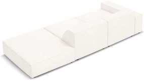 Bézs buklé szövet sarokkanapé (jobb oldali) Jodie – Micadoni Home