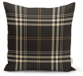 Flannel piros-bézs dekorációs párnahuzat, 45 x 45 cm - Minimalist Cushion Covers