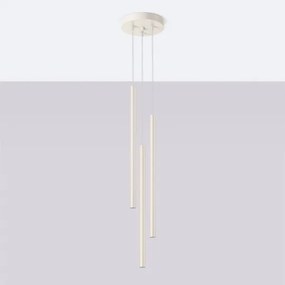 Sollux SL.1515 - Csillár zsinóron PASTELO 3xG9/8W/230V krémes