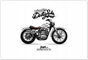 Poszterek 155x105 Motorkerékpár Antik Vintage