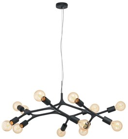 Eglo 98347 - Csillár zsinóron BOCADELLA 12xE27/60W/230V