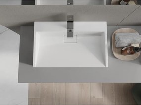 Mexen Ava 60 x 38 cm-es, fehér konglomerátum mosdótál - 23016001