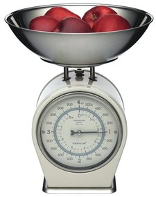 Living Nostalgia krémszínű konyhai mérleg, max. 4 kg - Kitchen Craft
