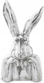 Húsvéti nyuszi figura nyuszi ezüst fej