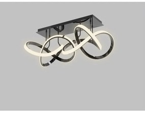 Wofi 9134-205 - LED állítható mennyezeti lámpa INDIGO LED/64W/230V fekete/krom