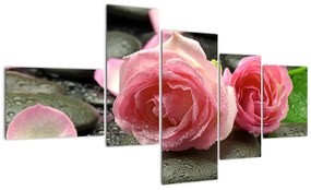 Festés - rózsák (150x85cm)