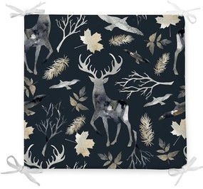 Wild Forest karácsonyi pamutkeverék székpárna, 42 x 42 cm - Minimalist Cushion Covers