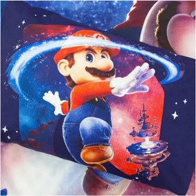 3D Pamut ágyneműhuzat MARIO GALAXY színes, 100% pamut Ágyneműhuzat mérete: 70 x 80 cm | 140 x 200 cm