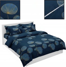 Ágynemű Garnitúra 220x200cm Pamut Szatén Párna 70x80cm 200/220