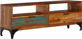 vidaXL tömör újrahasznosított fa TV-szekrény 118 x 35 x 45 cm