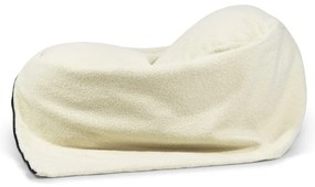 Krémszínű buklé gyerek babzsákfotel Cocoon 80 – SLOWDOWN