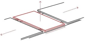 Sorento bővíthető kerámia étkezőasztal 160-220 cm