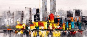 Kép - A nagyváros festménye (120x50 cm)