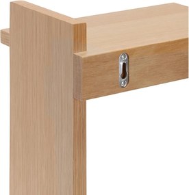 Natúr színű többszintes fali polc tölgyfa dekorral 34 cm Forma – Hübsch