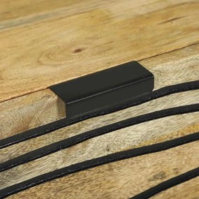 Oldalszekrények 2 pcs Barna 60 x 33.5 x 75 cm tömör mangófa