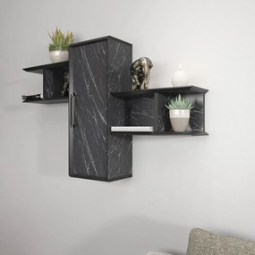 Fali polc Olida - Bendire Black