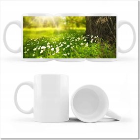 Nyomott mintás bögre Sugár a réten