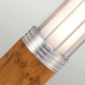 Elstead modern skandináv kültéri állólámpa hornsea ezüst IP55 elshornsea-b-ss