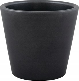 Virágtartó Sofia modern stílus k. grafit átm. 15cm