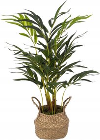 Műpálma fonott cserépben 80cm Nagy Zöld Növény