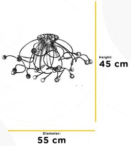 ONLI - Felületre szerelhető csillár TRILLY 3xE14/6W/230V